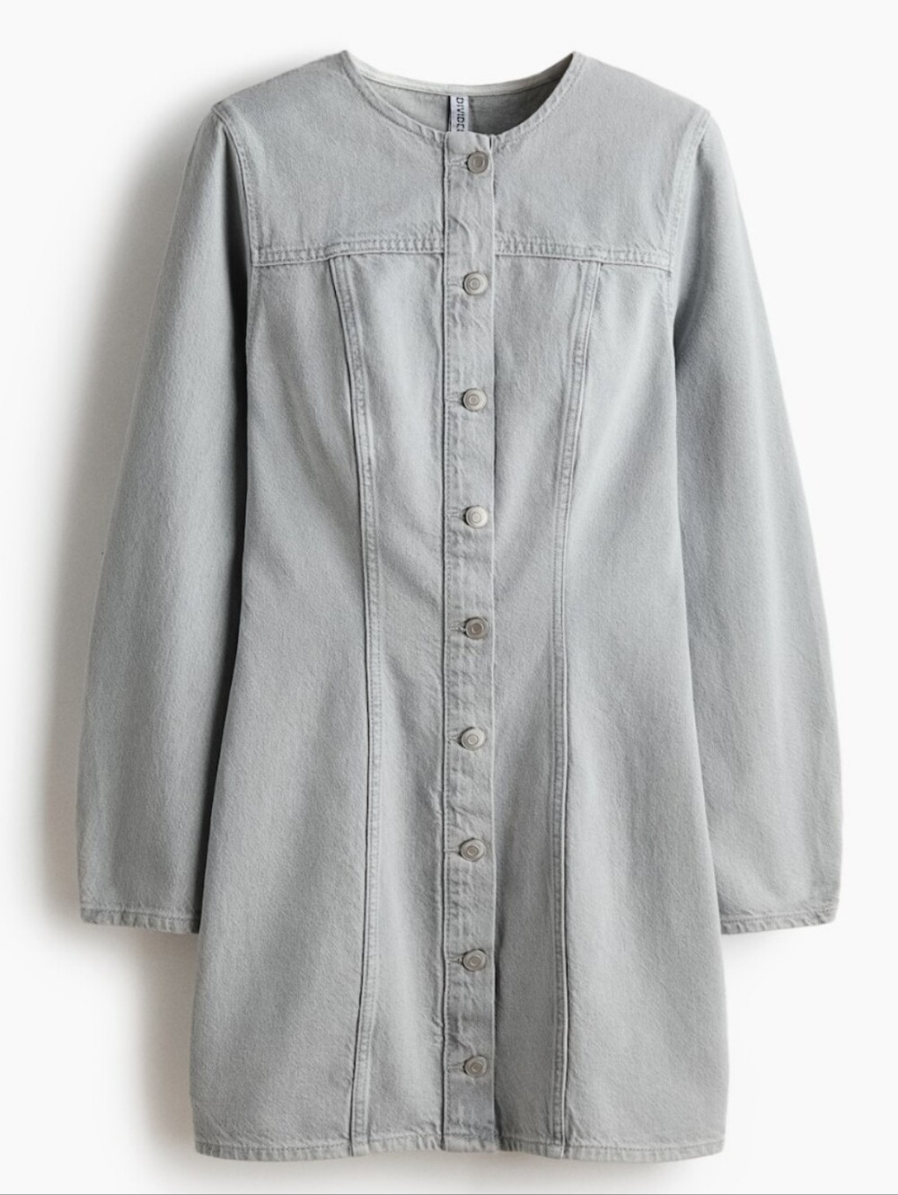 H&M Light Gray Denim Dress 🩶🤍
